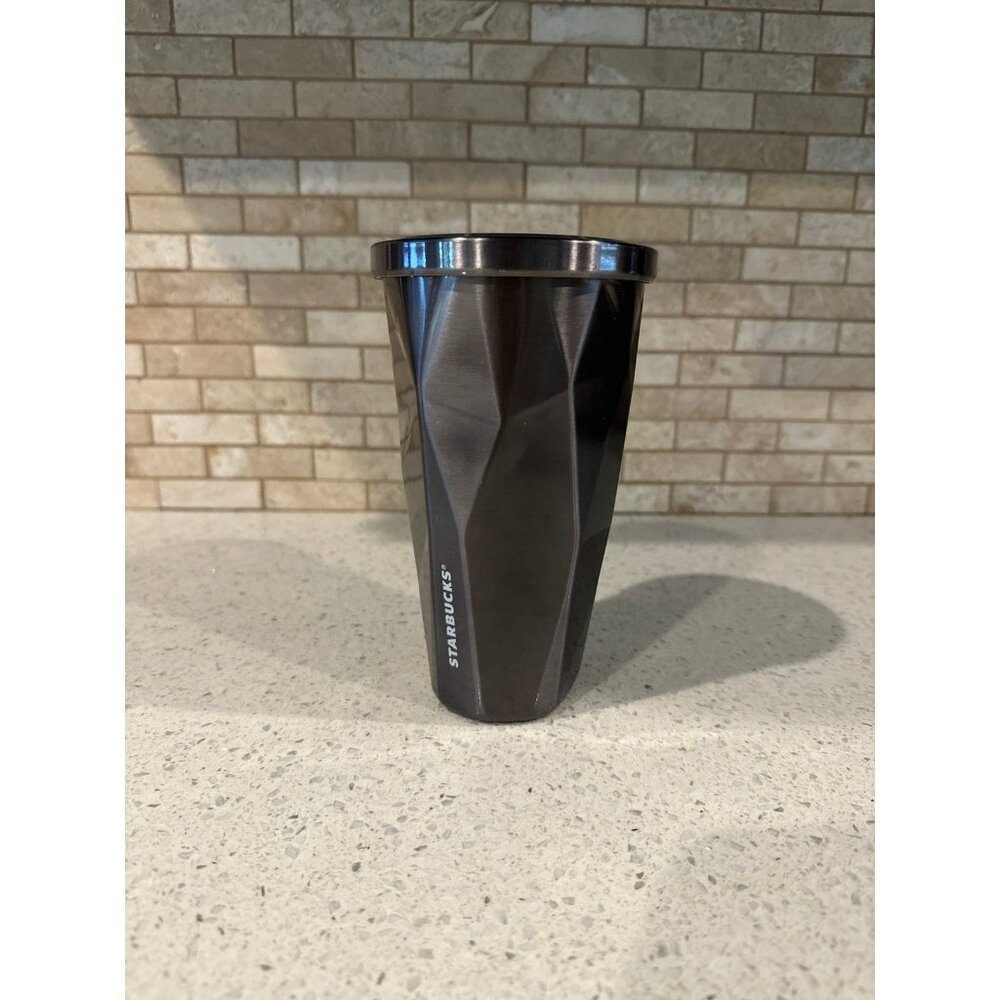 Starbucks Rose‎ Gold Chiseled Stainless Steel Travel Tumbler